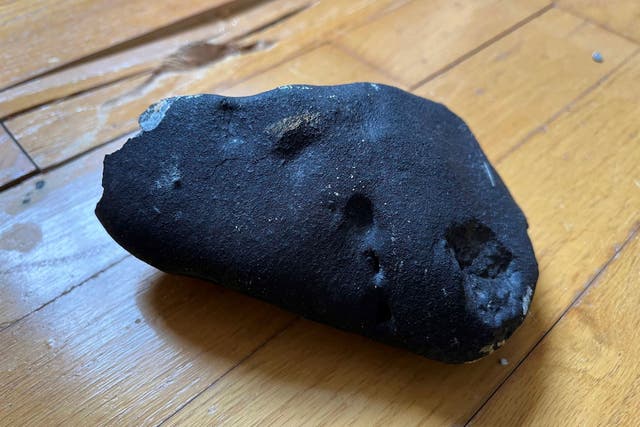 Home Damaged Possible Meteorite