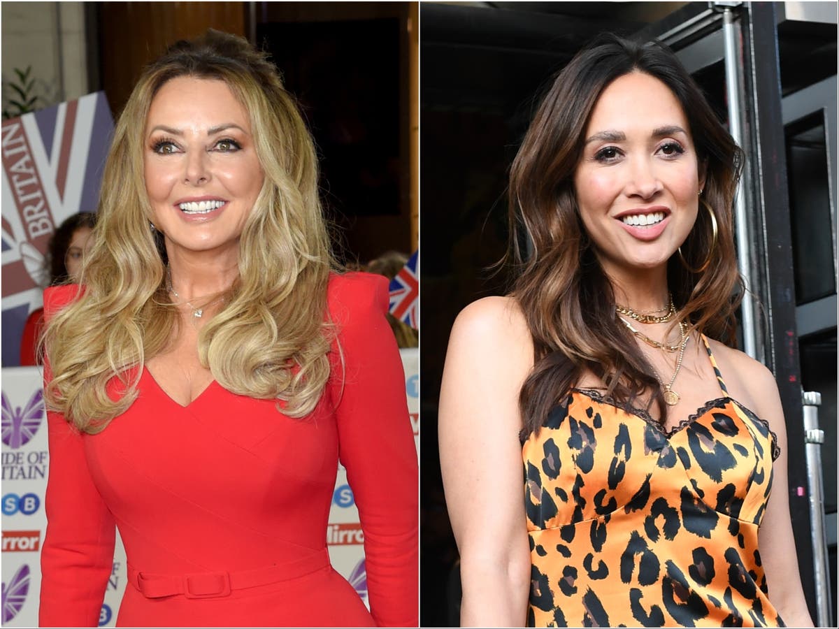 Carol Vorderman and Myleene Klass explain why they both &lsquo;threw out&rsquo; bathroom scales