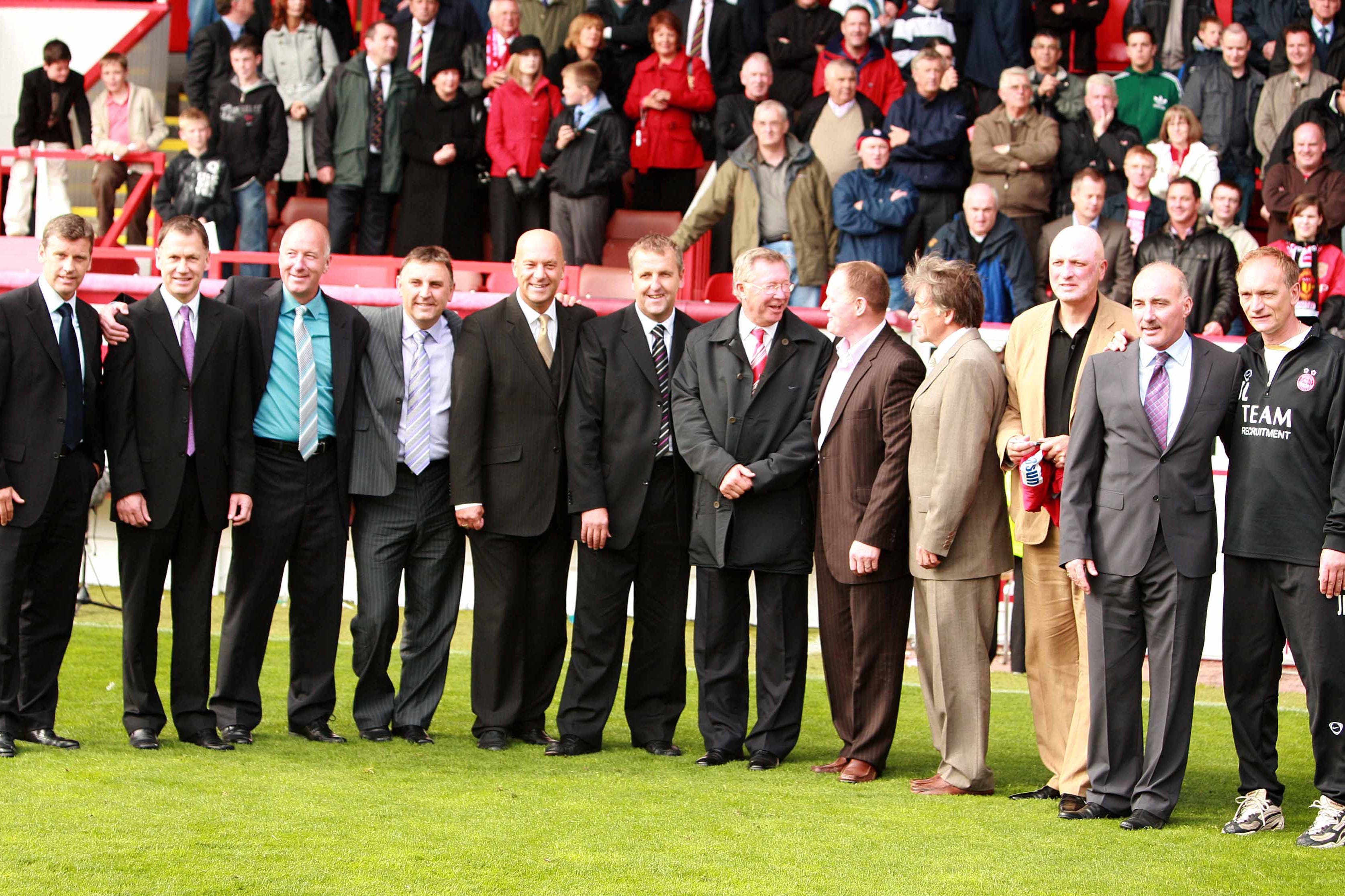 Sir Alex Ferguson and the Gothenburg Greats – pictured here in 2008 – won the 1983 European Cup Winners’ Cup (Alan Simpson/PA)