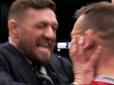 Conor McGregor shoves Michael Chandler in trailer for The Ultimate Fighter