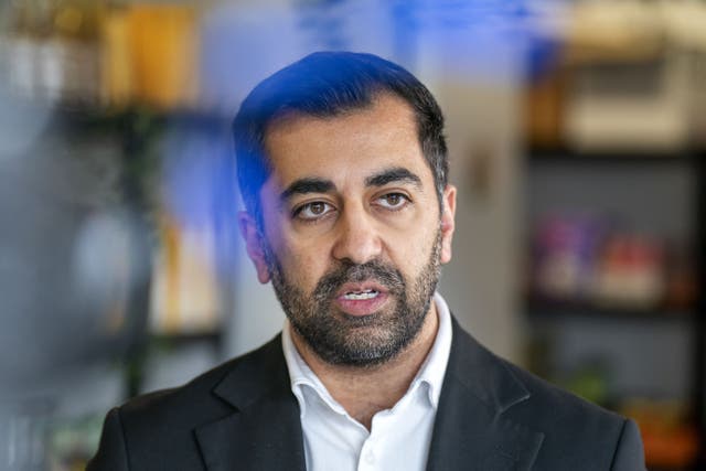 First Minister Humza Yousaf was speaking at an energy conference in Glasgow on Wednesday (Jane Barlow/PA)