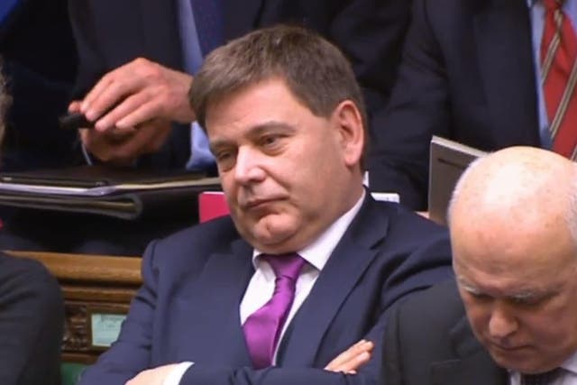 Constituents represented by Andrew Bridgen said he has gone “off the rails” after he declared his defection to the Reclaim Party (House of Commons/PA)