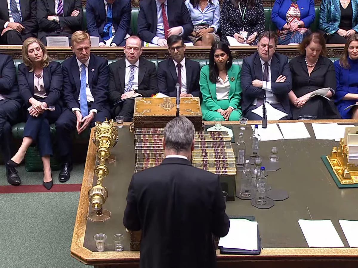 Watch live as Sunak and Starmer clash in first PMQs since Partygate vote Watch live as Sunak and Starmer clash in first PMQs since Partygate vote
