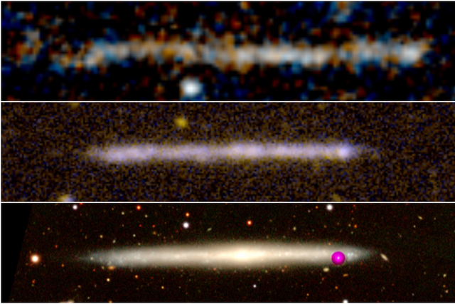 <p>Image of the object observed with the Hubble Space Telescope</p>