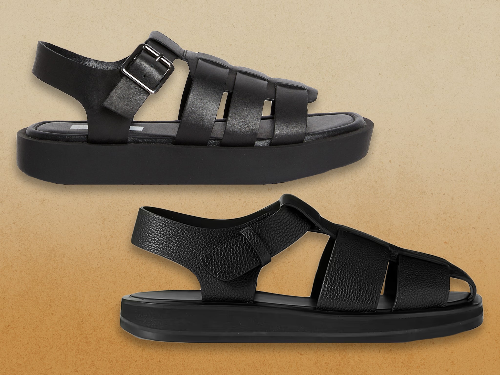 Strive Womens Capri Orthotic Sandals - Black