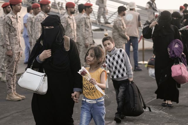 Saudi Arabia Sudan Evacuees