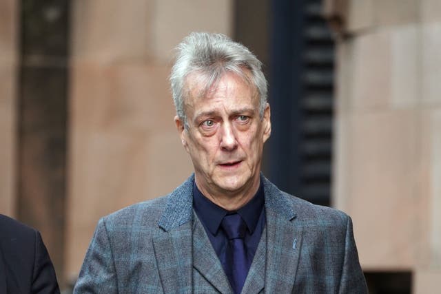 Actor Stephen Tompkinson arrives at Newcastle Crown Court (PA)