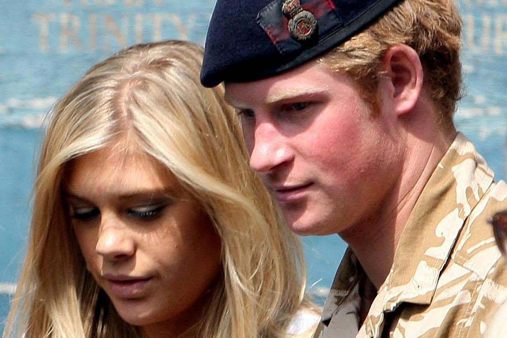 Prince Harry with his then-girlfriend Chelsy Davy
