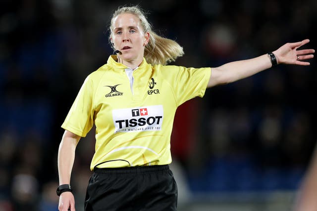 <p>Joy Neville is one of 26 officials named for this year’s Rugby World Cup </p>