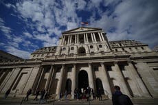 Bank of England set to raise interest rates for 12th time in a row