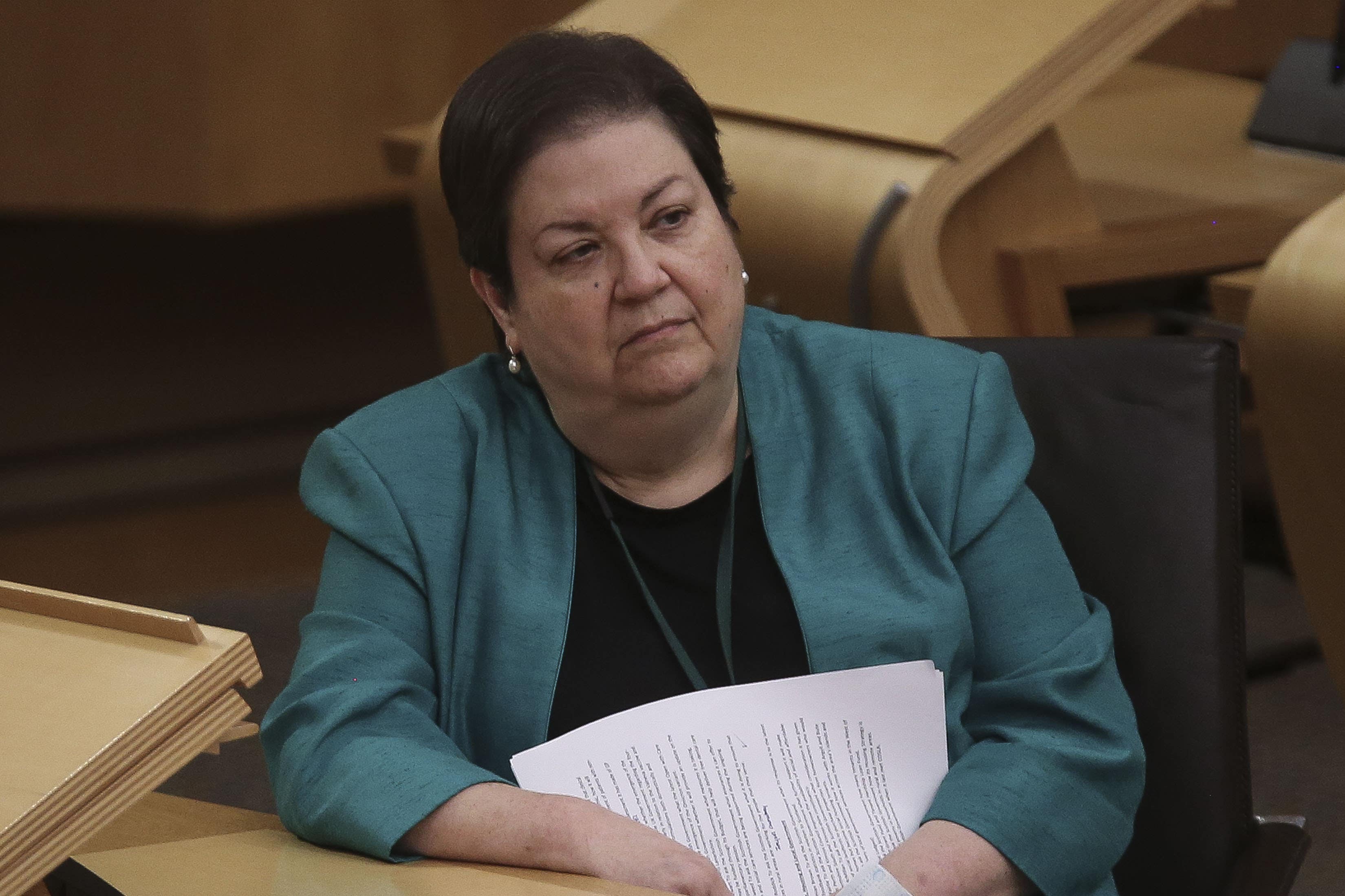 Labour’s Jackie Baillie said her party is confident of success in Rutherglen and Hamilton West (Fraser Bremner/Scottish Daily Mail/PA)