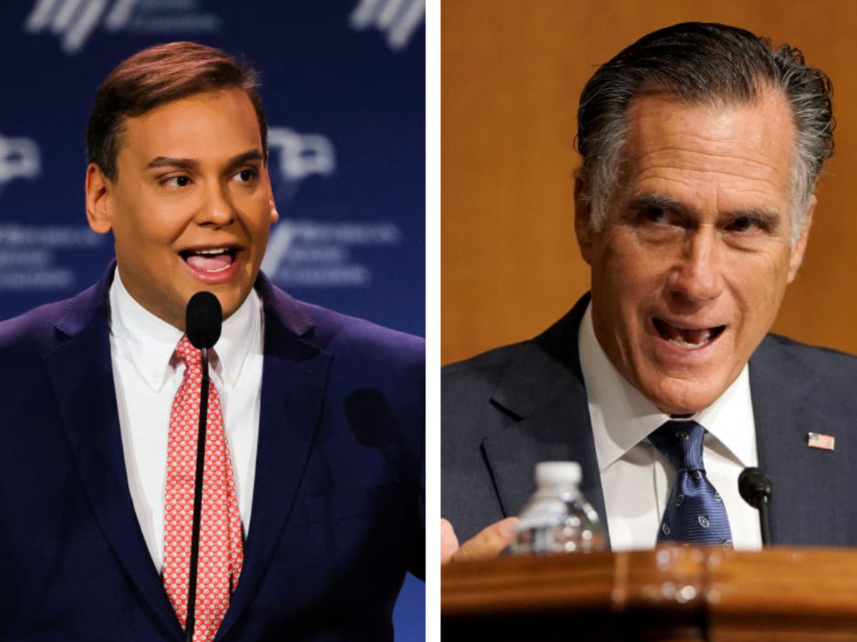 Mitt Romney calls for George Santos&rsquo;s immediate resignation as own party turns on him