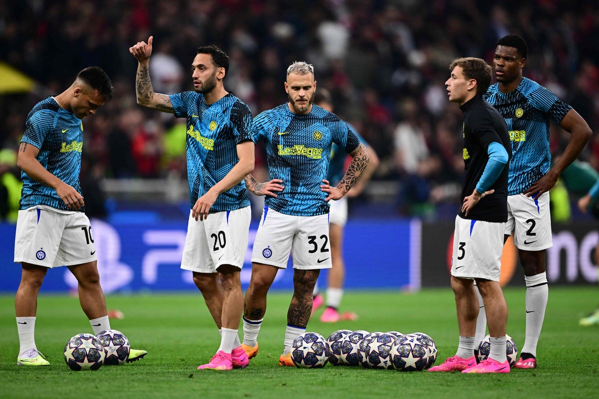 AC Milan vs Inter Milan LIVE: Score and latest updates from Champions League semi-final as Leao misses out