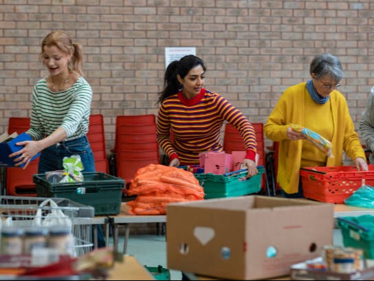 Trussell Trust distributed almost three million food parcels last year