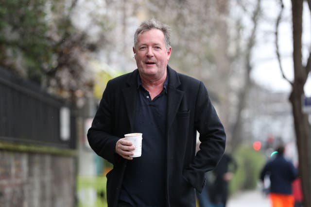 Piers Morgan has said he has ‘never told anybody to hack a phone’ amid an ongoing court case over alleged unlawful information gathering at the Daily Mirror (PA)