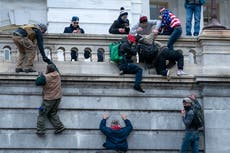 Funeral director thought to be Capitol rioter dubbed ‘#BlackBonoHelmet’ is arrested