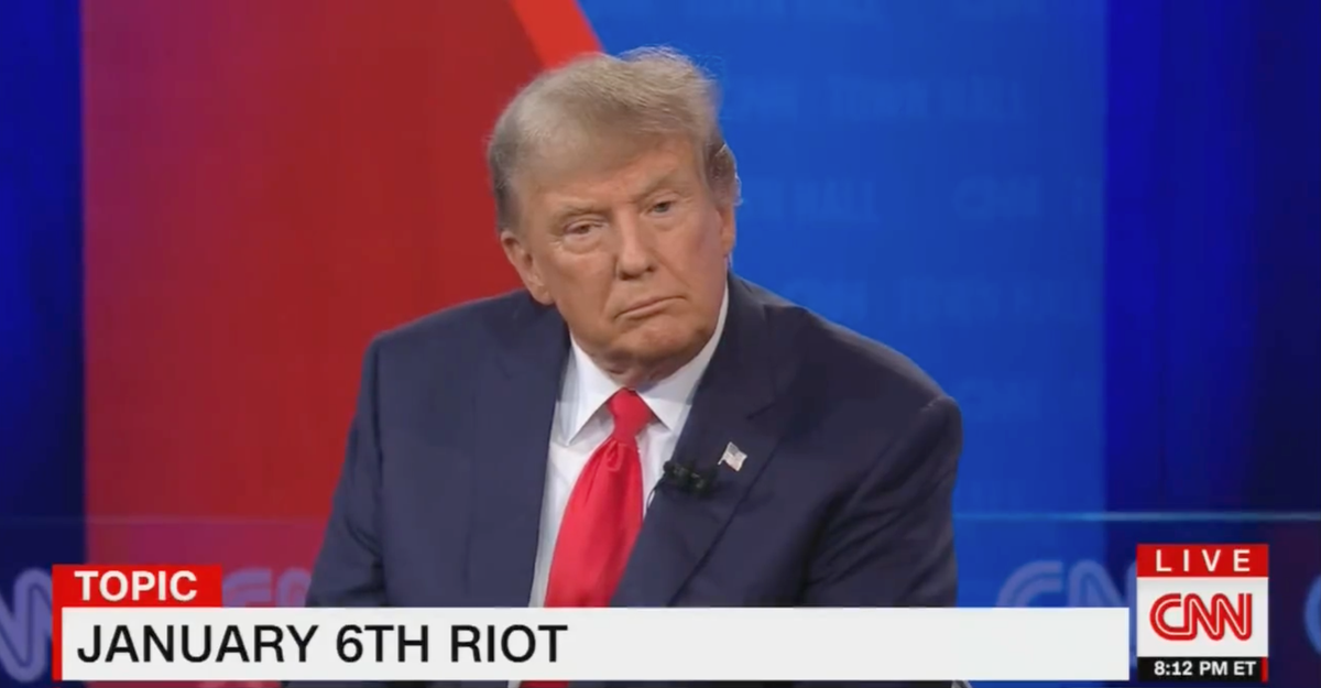 Trump refuses to acknowledge he lost ‘rigged’ 2020 election in CNN town hall event