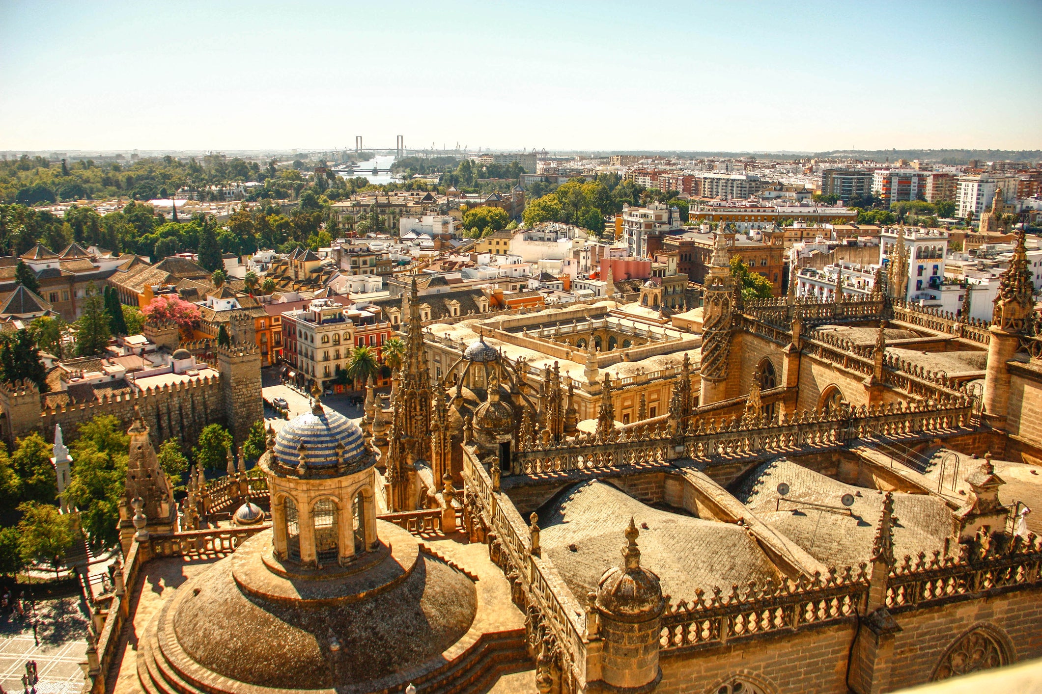 In September, Seville’s temperatures are warm but pleasant