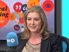 Penny Mordaunt says painkillers and good breakfast helped her carry coronation sword