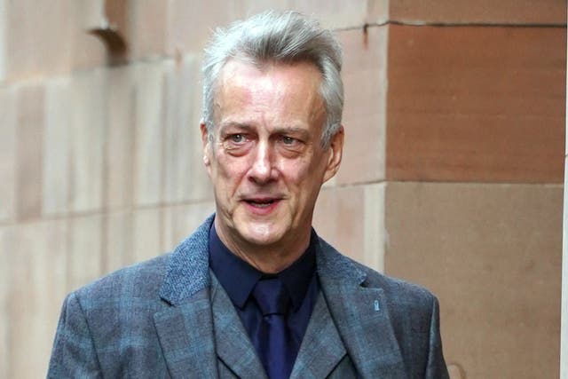 Actor Stephen Tompkinson arrives at Newcastle Crown Court (PA)