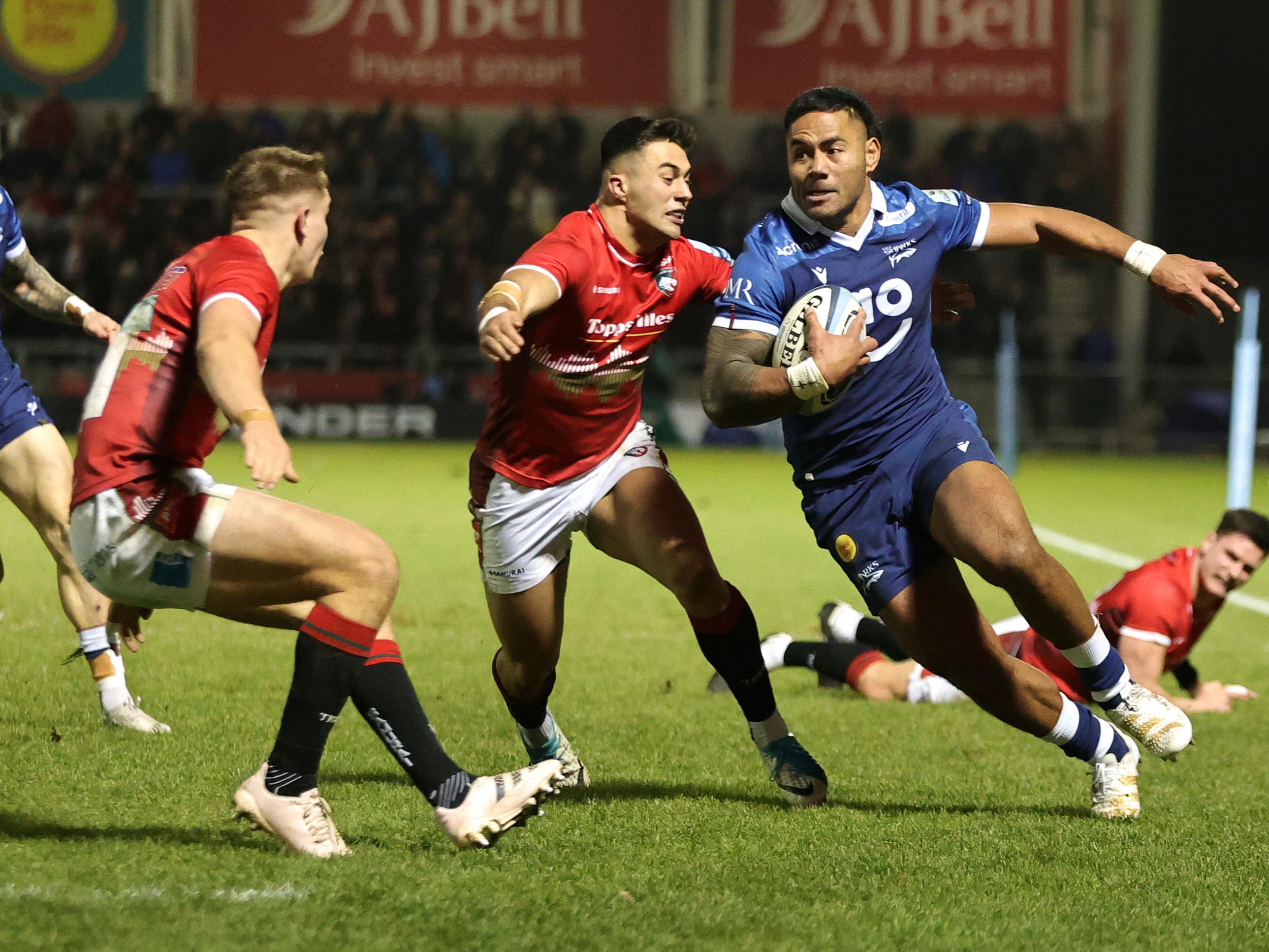 Manu Tuilagi’s Sale take on Leicester in the pick of the two semi-finals