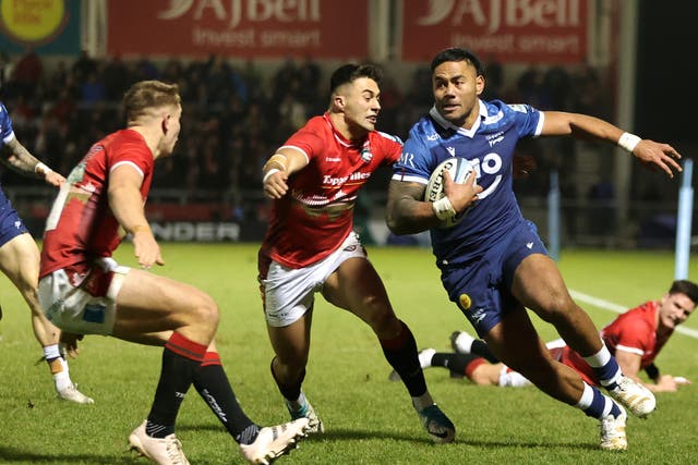 <p>Manu Tuilagi’s Sale take on Leicester in the pick of the two semi-finals </p>