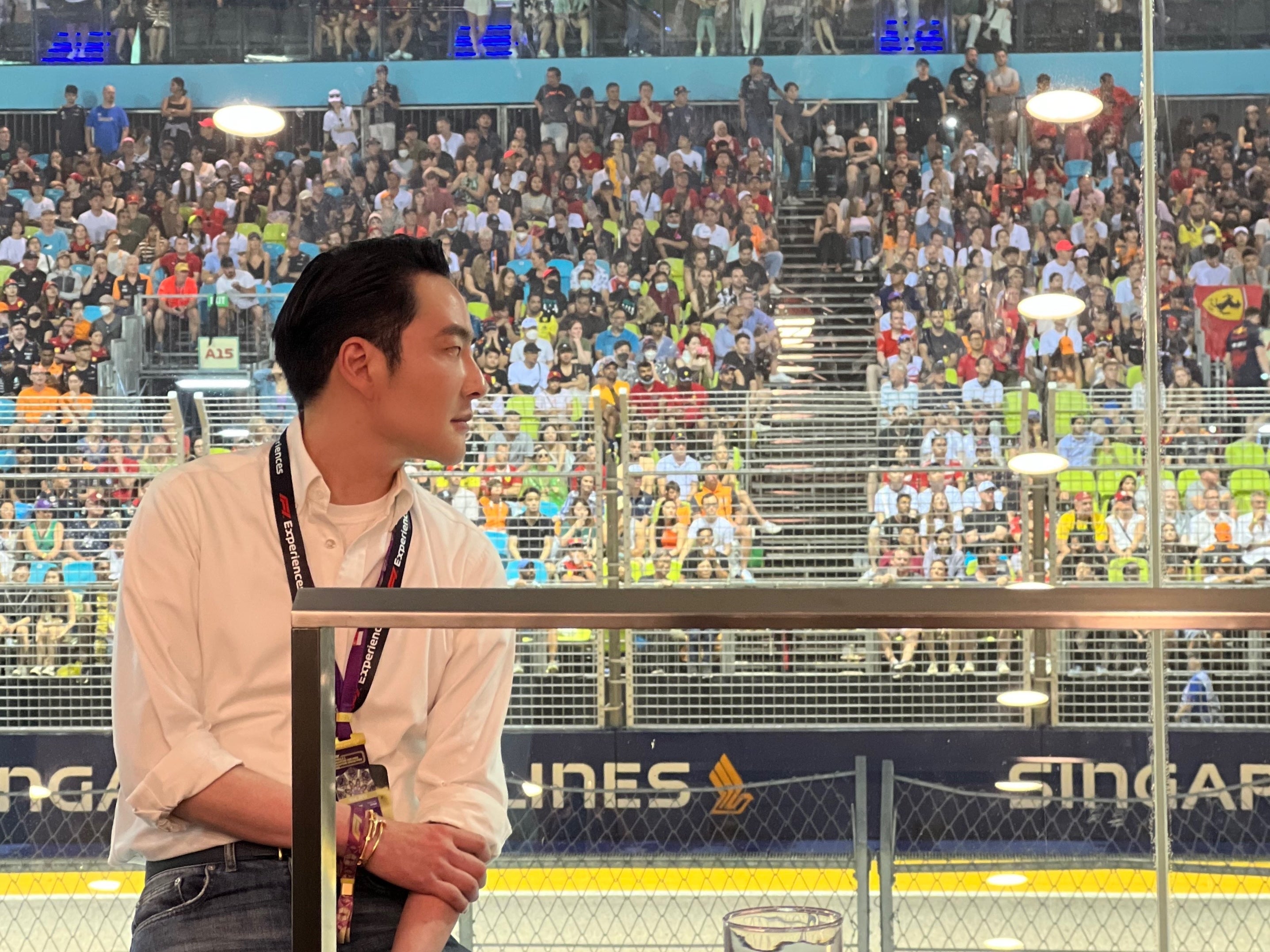 Lo has attended F1 races in China and Singapore