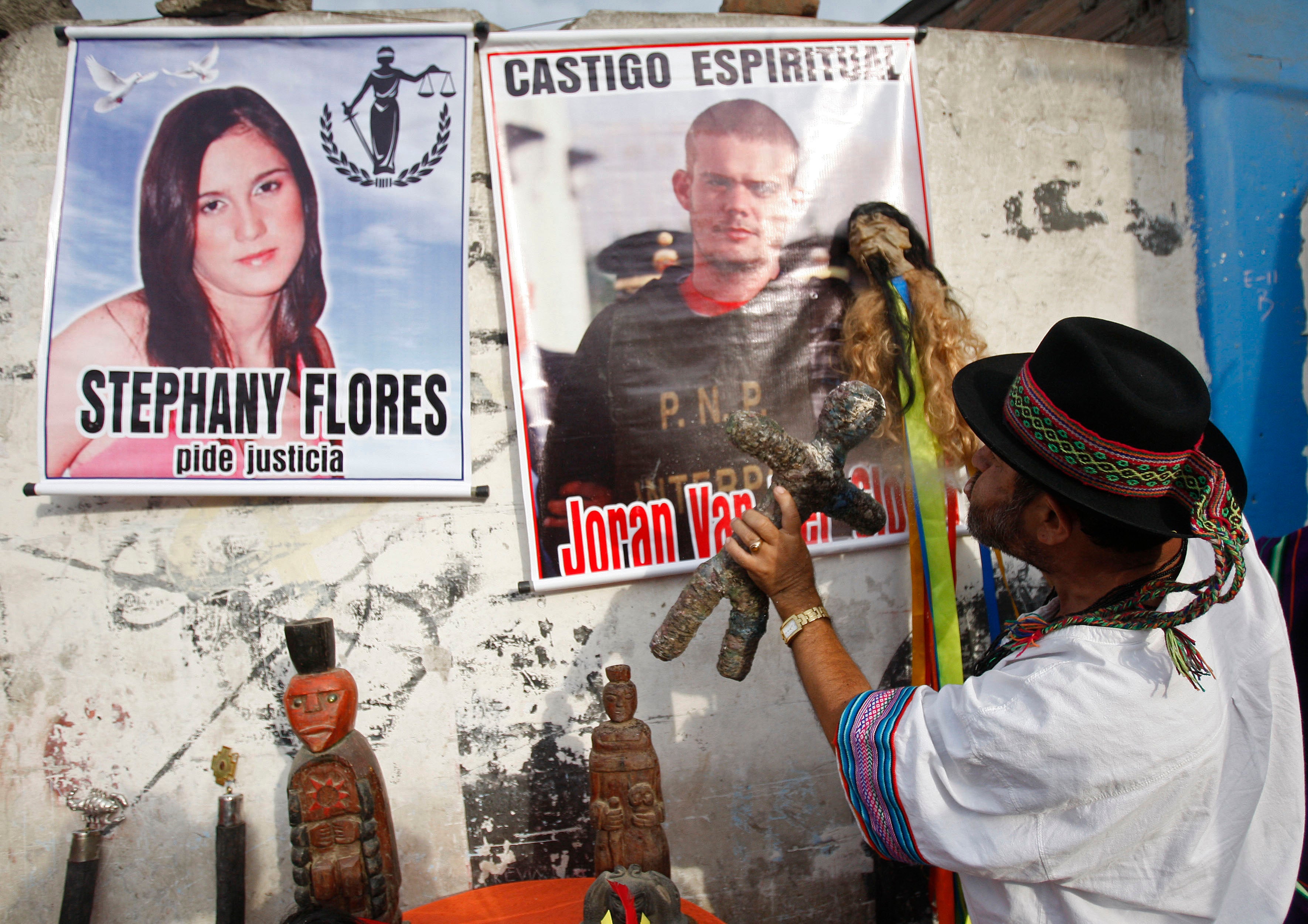 Van der Sloot pleaded guilty to the 2010 killing of Peruvian university student Stephany Flores, 21, in a Lima hotel