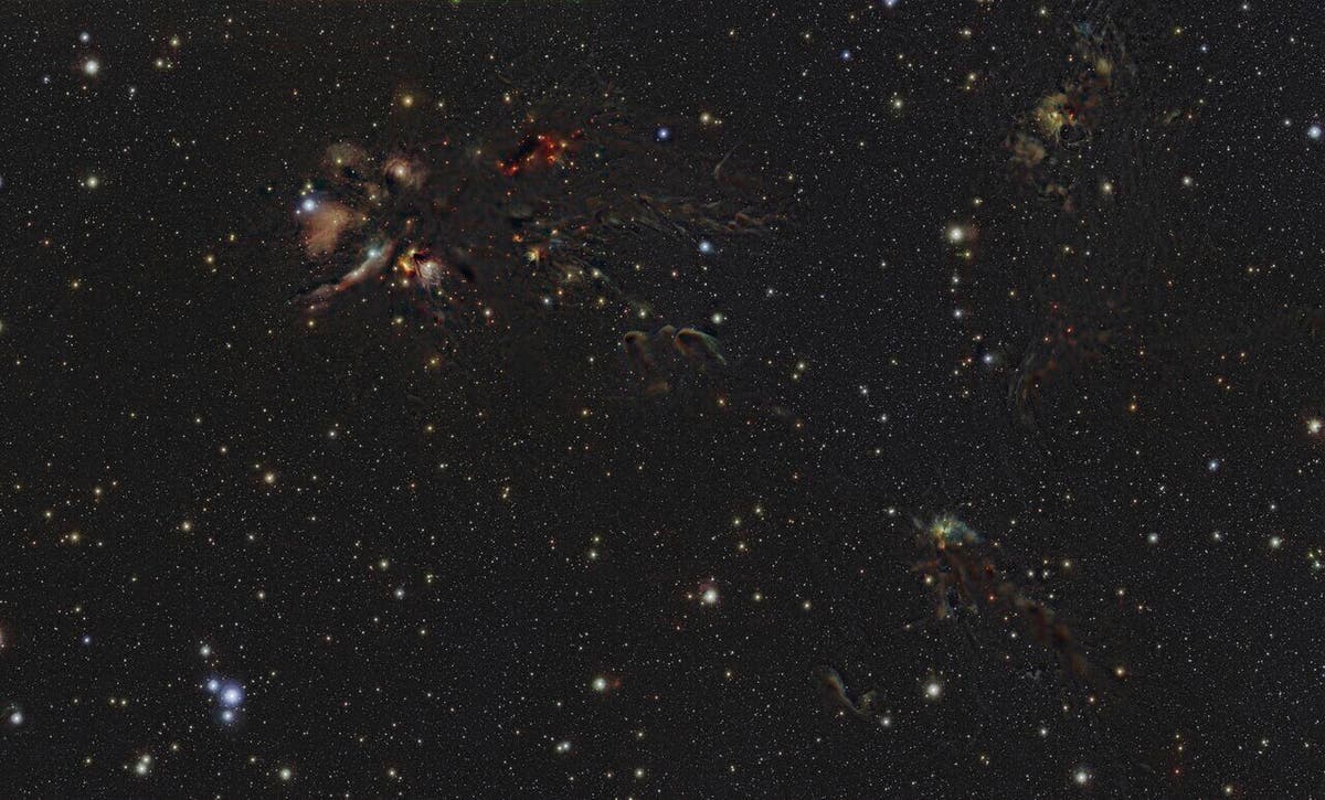 Un impresionante mosaico de cúmulos de estrellas bebés creado a partir de 1 millón de disparos de telescopio