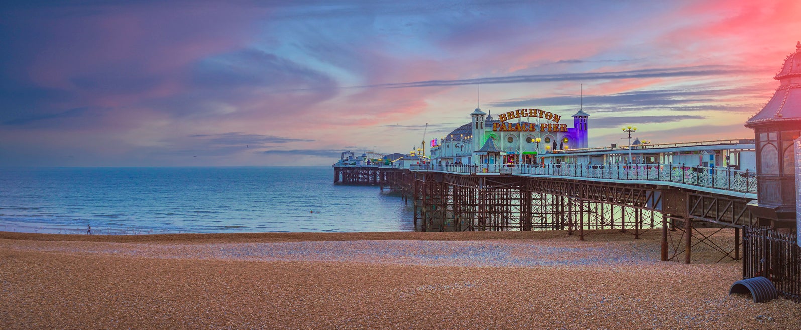 The Palace Pier is one of Brighton’s most famous attractions