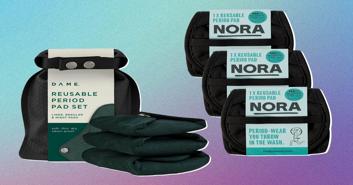 Noref Reusable Sanitary Pads,Reusable Menstrual Pads,5pcs Women Sanitary  Pad Cotton Washable Reusable Leakproof Hygienic Feminine Menstrual Pads