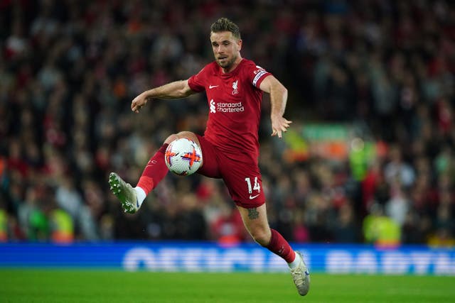Liverpool captain Jordan Henderson believes their attacking options can make a difference next season (Peter Byrne/PA)