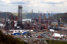 Environmental groups sue Shell over air quality at massive new Pennsylvania petrochemical plant