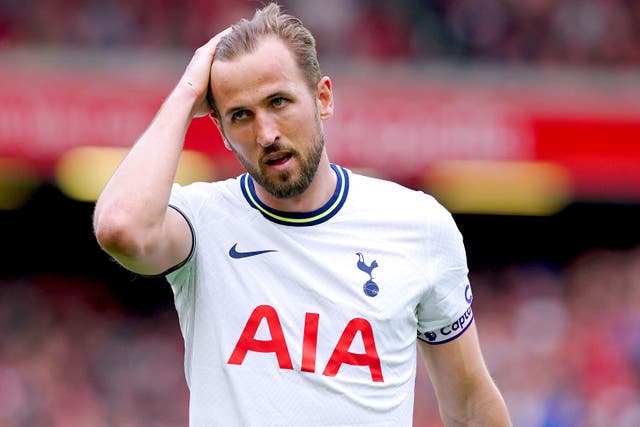 Tottenham are determined to keep hold of Harry Kane (Peter Byrne/PA)