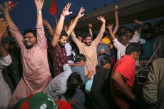 In Pakistan clashes, Khan showed he commands huge crowds. What do they want?