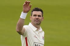 James Anderson suffers injury blow as England’s fast bowling options dwindle ahead of Ashes