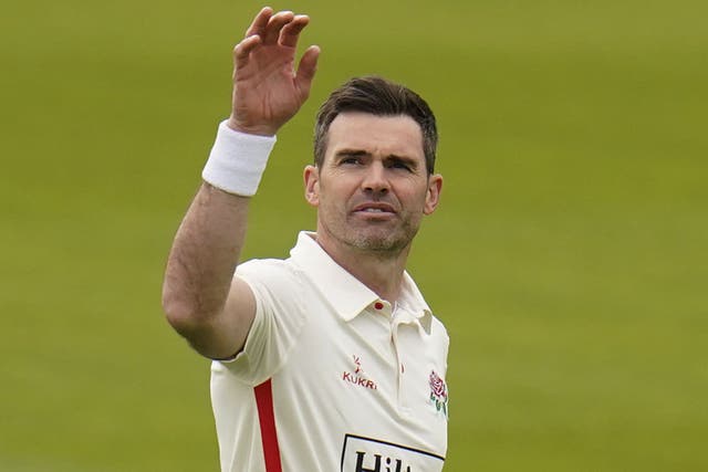 James Anderson was off the field on Friday (PA Images)