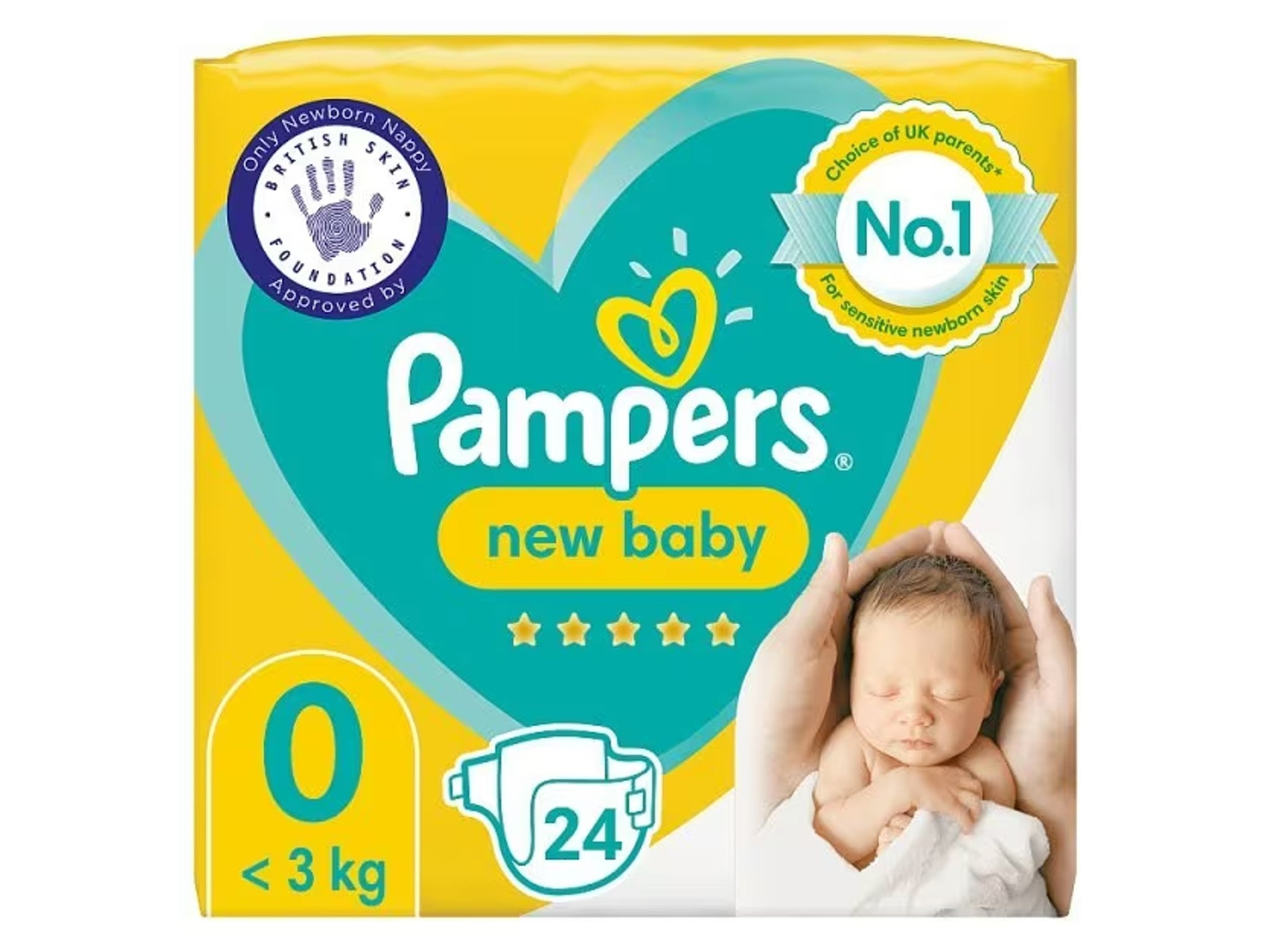 Pampers new baby nappies
