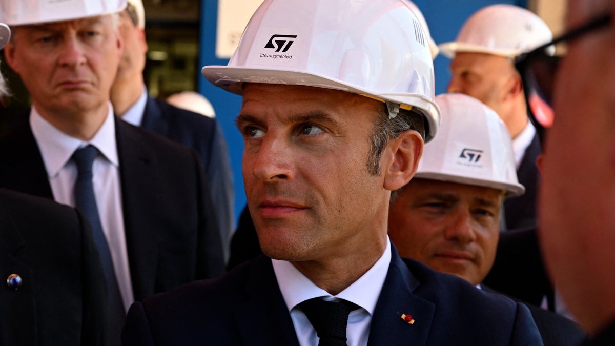 Watch live: Macron visits site for new Taiwanese gigafactory plant in northern France