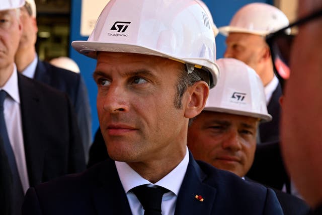 <p>Macron visits site for new Taiwanese gigafactory plant in northern France</p>
