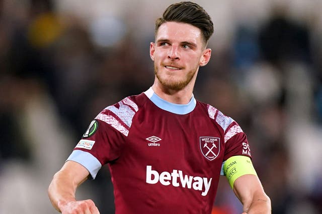 Declan Rice has been linked with a move to a Champions League club (Mike Egerton/PA)