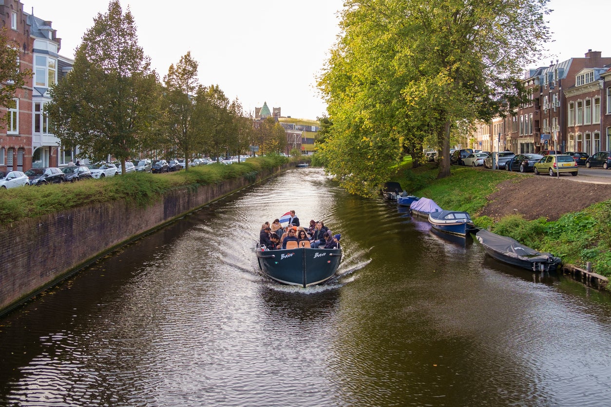 Take a canal tour in Haarlem