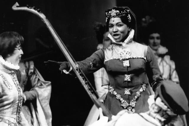 <p>Grace Bumbry performing as Princess Eboli in Verdi's 'Don Carlos'</p>