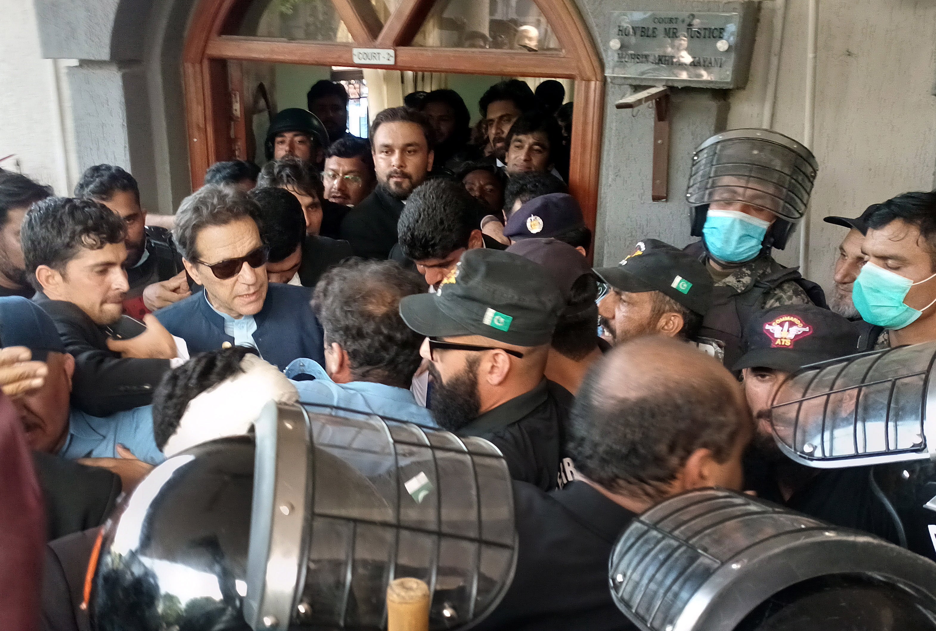 Imran Khan arrives at Islamabad High Court