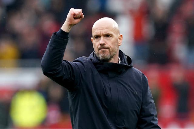 Erik ten Hag said he will have an easier time persuading prospective signings to join United this summer (Martin Rickett/PA)
