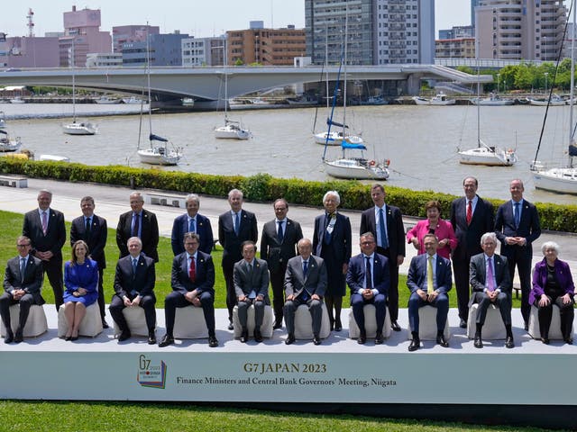 <p>The finance ministers and central bank governors of the group of seven (G7) advanced economies</p>