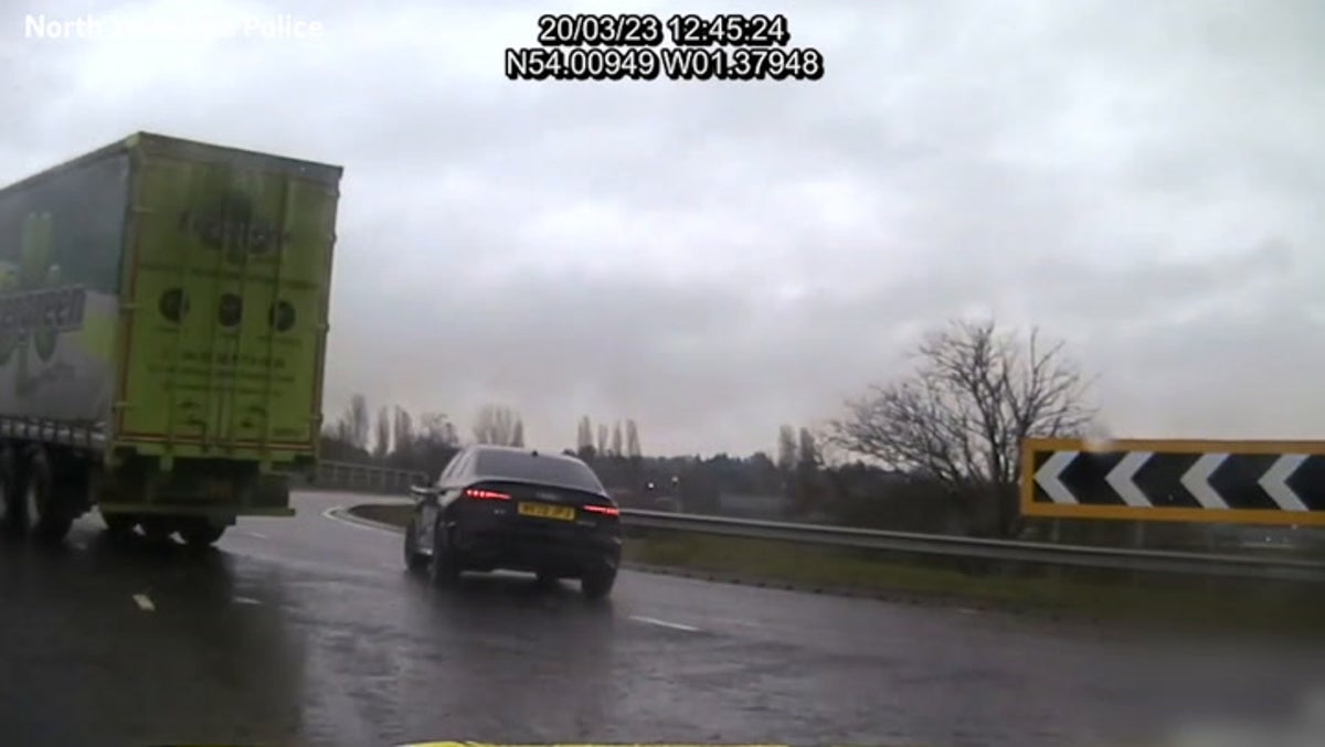 Motorist leads police on 145mph chase minutes after being banned from driving