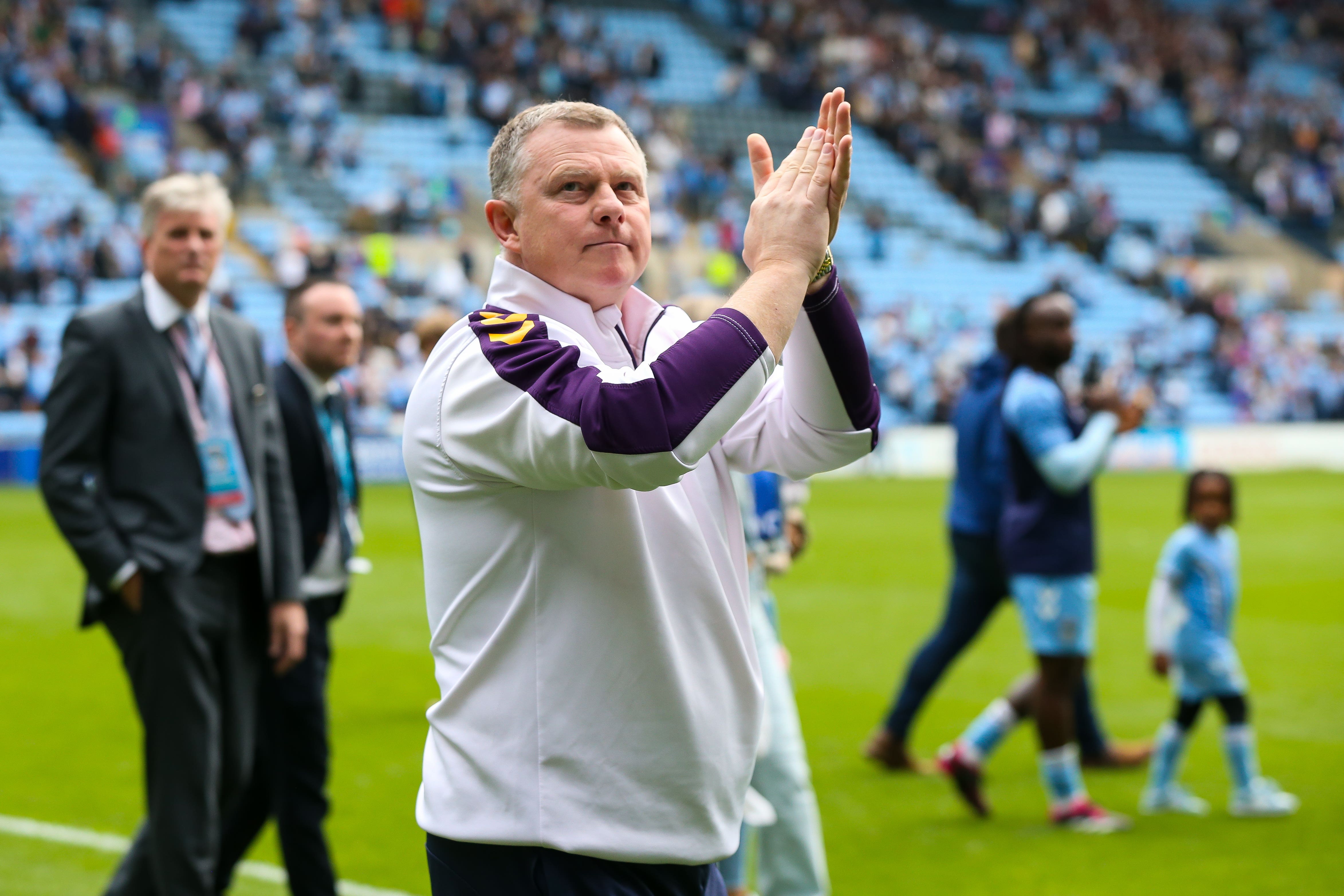 Mark Robins has Coventry dreaming of an end to their Premier League exile (Barrington Coombs/PA)