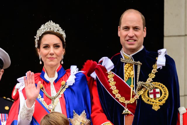 Kate and William (Leon Neal/PA)