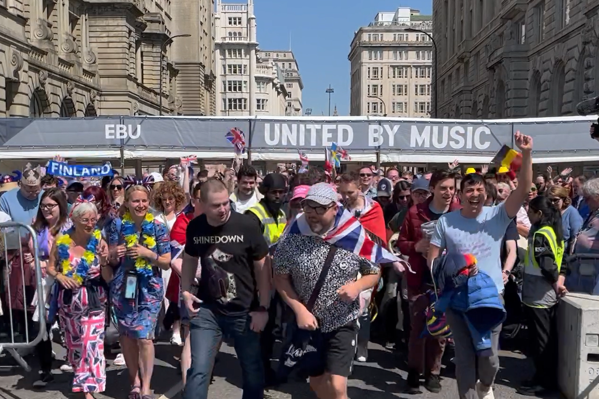 Watch live as Eurovision fans arrive in Liverpool for song contest grand final